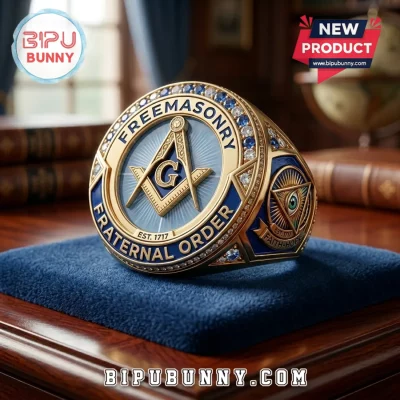 Freemasonry Fraternal Order Limited Edition Ring