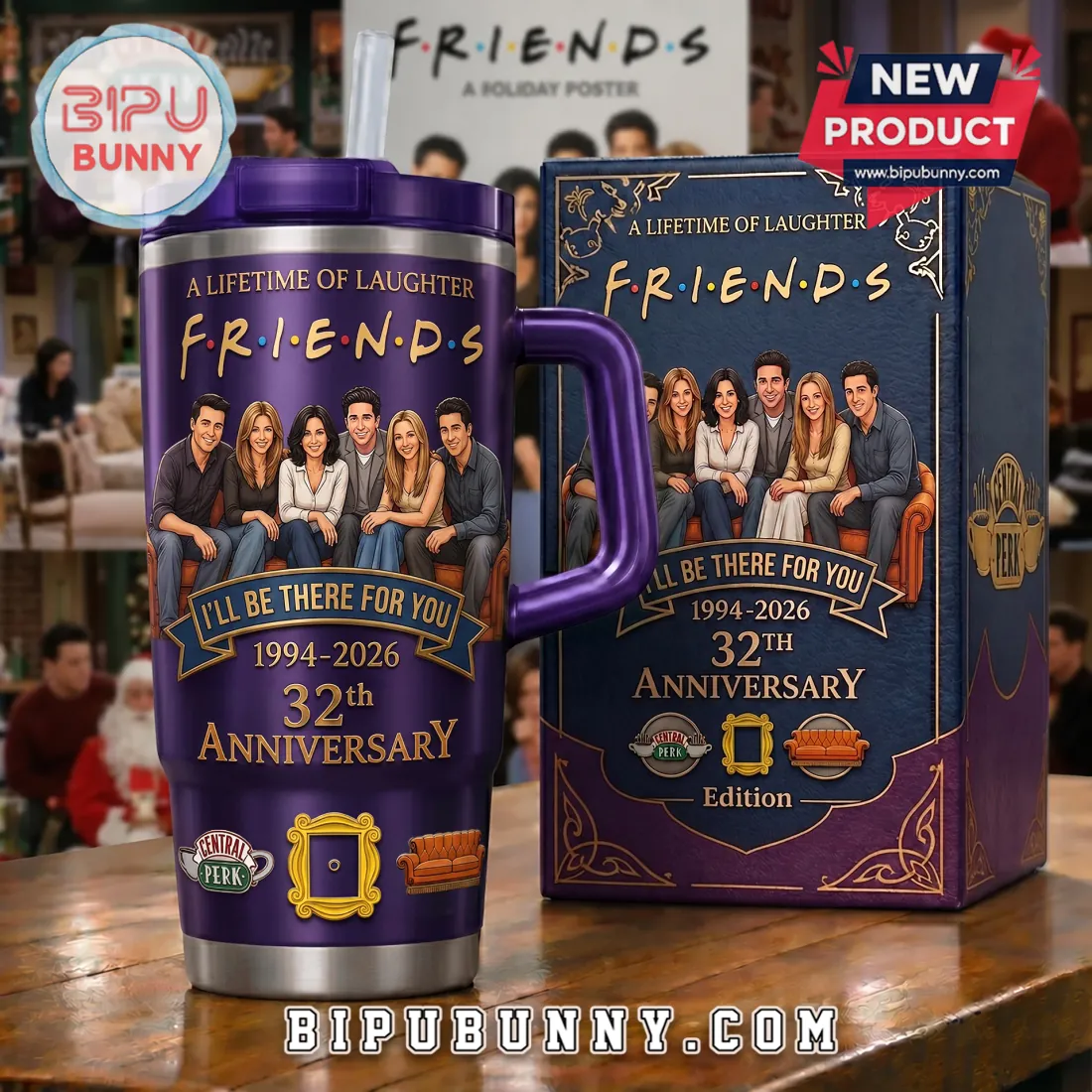 Friends TV Show 32nd Anniversary Stanley Insulated Tumbler