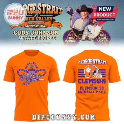 George Strait Clemson One Night Only Death Valley Concert Orange Hoodie