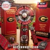 Red and silver Georgia Bulldogs fan with LED text: 