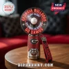 Red and black Georgia Bulldogs glowing LED fan with bottle holder and 