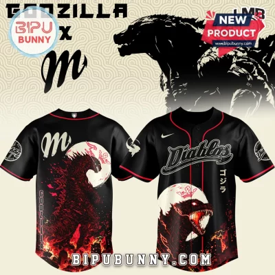 Godzilla Minus One Diablos Rojos Limited Edition Baseball Jersey