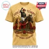 Tan graphic tee featuring jockey Jose Ortiz and trainer Cherie Devaux with text Gold Tempo 152nd Derby Champion 2026!