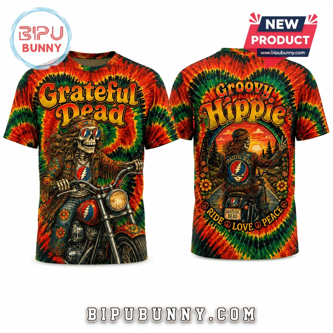 Grateful Dead Groovy Hippie Limited Edition Shirt Grateful Dead Groovy Hippie Limited Edition Shirt
