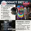 Stainless steel Yeti tumbler with Grateful Dead band graphics, tie-dye packaging, and guitar imagery.!