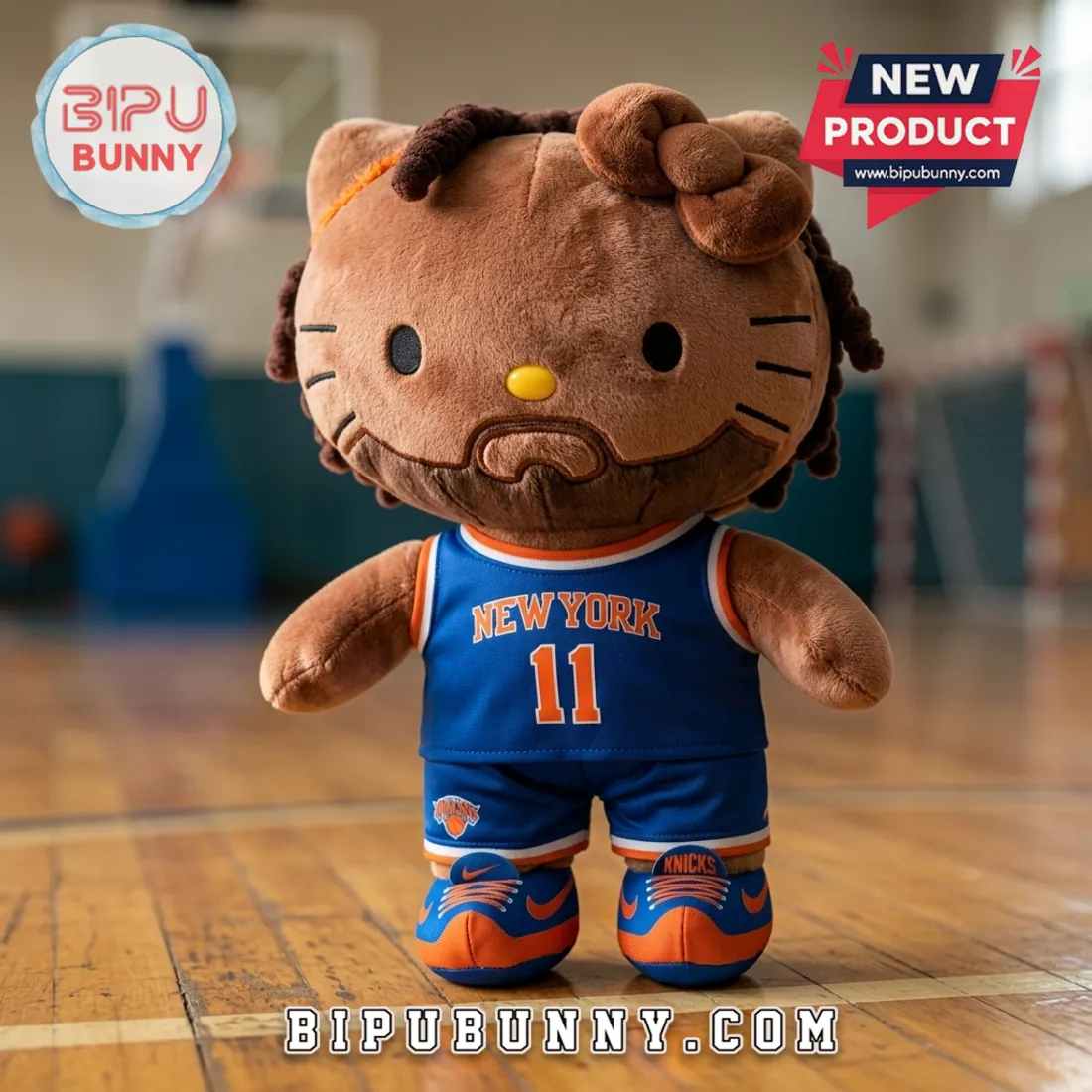 Hello Kitty x New York Knicks Jalen Brunson Collector Edition Plush Doll Hello Kitty x New York Knicks Jalen Brunson Collector Edition Plush Doll