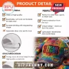 Multicolor tie-dye cap with Human Beings 100 percent organic text and pride patches!