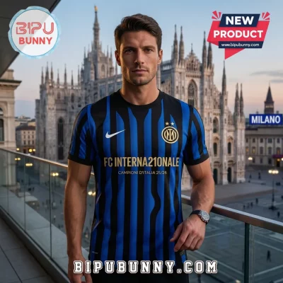 Inter Milan 25/26 Campioni D’Italia 21st Scudetto Snake T-Shirt