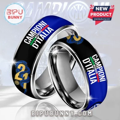 Inter Milan Campioni D’Italia 2025-2026 21st Scudetto Commemorative Ring