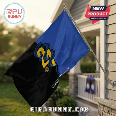 Inter Milan Campioni D’Italia 25/26 House Flag