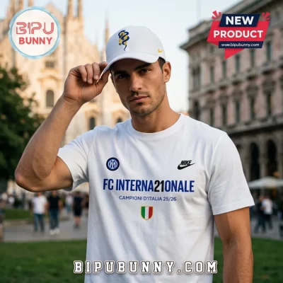 Inter Milan Campioni d’Italia 25/26 Limited White T-Shirt