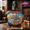 Iron Maiden 50th Anniversary whiskey bottle featuring Eddie the mascot and pyramid graphics in a collector style design!