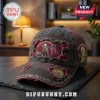 Distressed black red Iron Maiden 