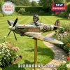 Camouflage Spitfire model with Iron Maiden Eddie pilot! Features 'IRON MAIDEN', 'LORS 1975 50th Anniversary', 'JPOD 975-2025'!