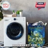 Laundry hamper featuring Iron Maiden Run For Your Lives graphic with Eddie against a dark blue stormy background!