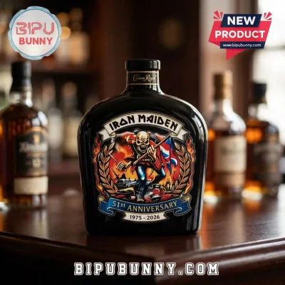 Iron Maiden x Crown Royal 51st Anniversary 1975-2026 Glass Whiskey Decanter