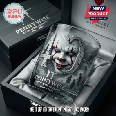IT Pennywise 40th Anniversary Limited Edition Whiskey Glass