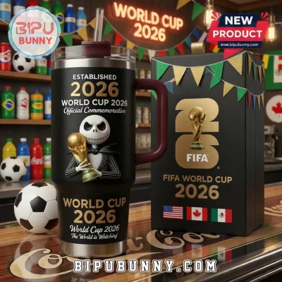 Jack Skellington FIFA World Cup 2026 Tumbler