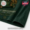 Dark green t-shirt with retro Jameson whiskey truck graphic, text says 1780-2026 Anniversary Dublin Ireland.!