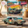 Hot Wheels collectible toy car with Jimmy Buffett Margaritaville beach sunset graphics and retro packaging design!