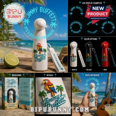 Jimmy Buffett Limited Edition LED Hand Fan