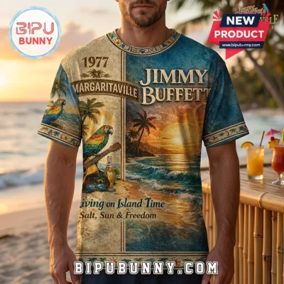Jimmy Buffett Margaritaville 1977 Island Time Shirt