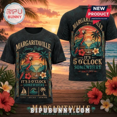Jimmy Buffett Margaritaville It's 5 O'Clock Somewhere Shirt