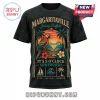 Black tropical tee with parrot sunset margarita graphic and Margaritaville It is 5 O Clock Somewhere text!