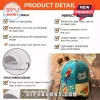 Colorful Jimmy Buffett baseball cap featuring a parrot tropical floral print and margarita glass on a teal yellow fabric!