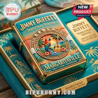 Jimmy Buffett Margaritaville Parrothead 1946-2023 Limited Edition Lighter Case