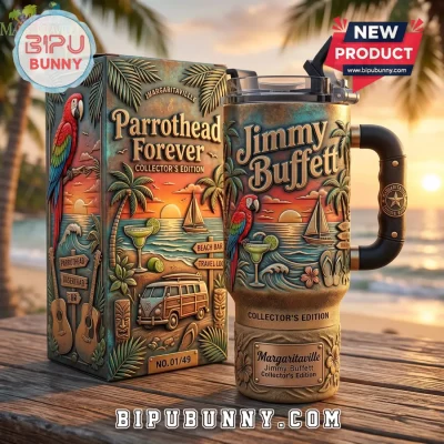 Jimmy Buffett Margaritaville Parrothead 40oz Stanley Tumbler