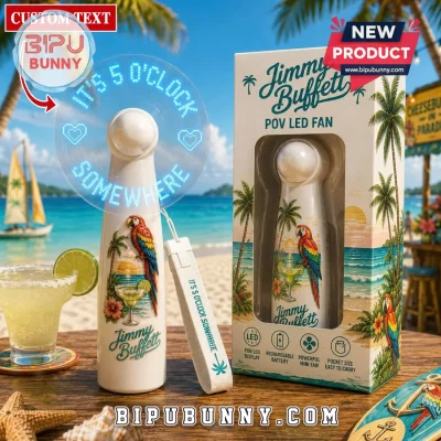 Jimmy Buffett Premium LED Hand Fan