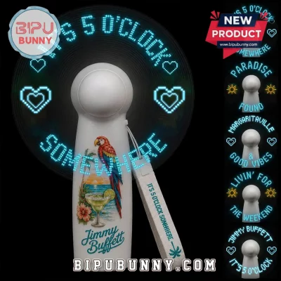 Jimmy Buffett Premium LED Hand Fan