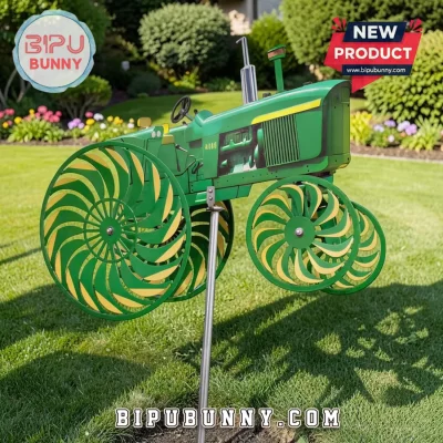 John Deere Style 4000 Tractor Wind Spinner