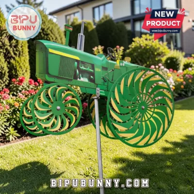 John Deere Style 4000 Tractor Wind Spinner