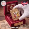 Gold engraved Kappa Alpha Psi Grand Polemarch Collection lighter with fraternal crest, red velvet box, limited edition 1911/2000!