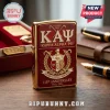 Red and gold retro Zippo lighter with Kappa Alpha Psi fraternity crest! Features 