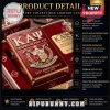 Red and gold Kappa Alpha Psi 115th Anniversary Zippo-style lighter, embossed with 