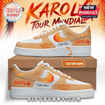 Karol G Nos Vamos de Tour Limited Edition Air Force 1 Sneakers