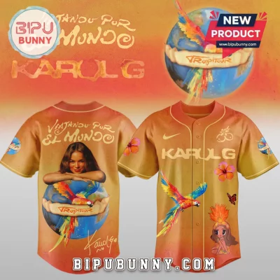 Karol G Official Tropitour World Tour Baseball Jersey 2026