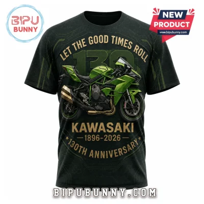 Kawasaki Heavy Industries 130 Years Anniversary 1896-2026 T-Shirt