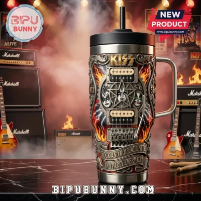 KISS 53rd Anniversary Limited Edition Rock & Roll Stanley Tumbler 40oz