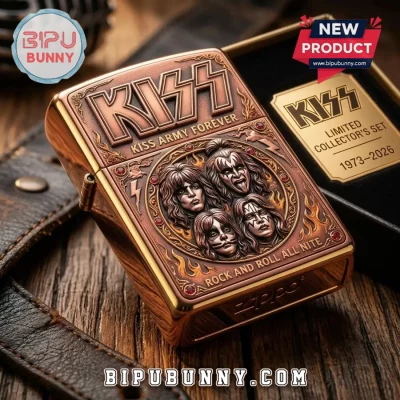 KISS Limited Collector’s Set 1973-2026 Rock & Roll Lighter Case