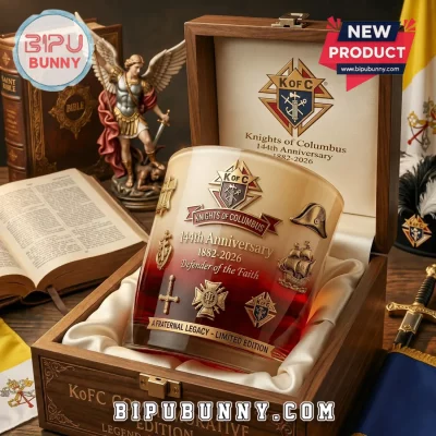 Knights of Columbus 144th Anniversary Limited Edition Whiskey Glass