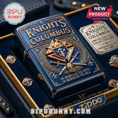 Knights of Columbus Limited Edition 1882-2026 Zippo Lighter Case