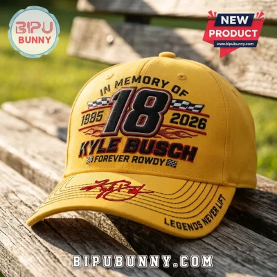 Kyle Busch 18 Forever Rowdy Legacy Tribute Baseball Cap