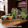 Kyle Busch 18 M&Ms Toyota car and angel wing figure collectible on gold base with JGR Team Shop packaging!