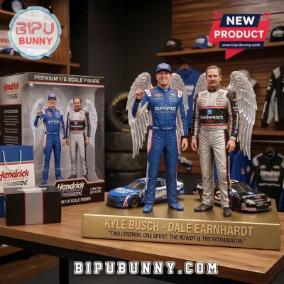 Kyle Busch and Dale Earnhardt NASCAR Acrylic Plaque