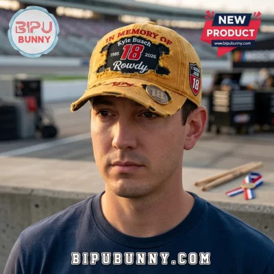 Kyle Busch Rowdy Joe Gibbs Racing 18 Tribute Distressed Baseball Cap