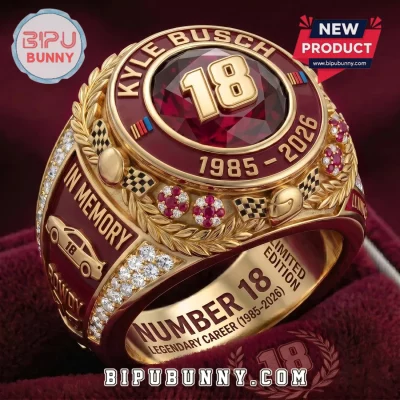 Kyle Busch Rowdy NASCAR Limited Edition Ring